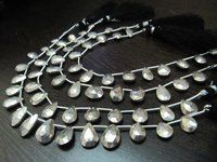 Very Goood Quality Natural Silver Pyrite Pear Shape Beads