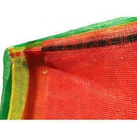 Red & Yellow HDPE Leno Bag