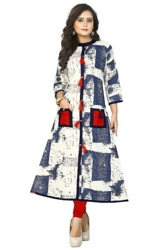 Designer Cotton Kurti Bust Size: 33 To 44 Up Inch (In)