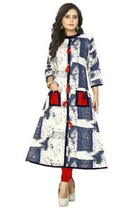Designer  Cotton Kurti Bust Size: 33 To 44 Up Inch (in)