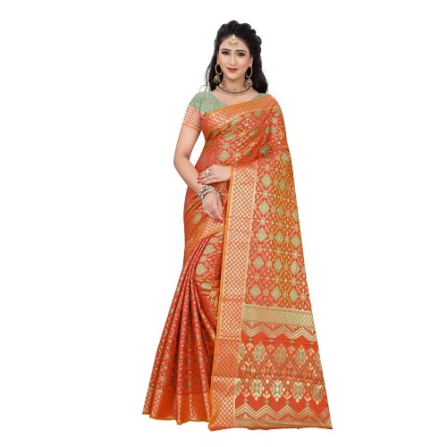 Designer Banarasi silk saree