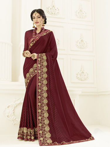 As Per Image Fancy Designer Sarees