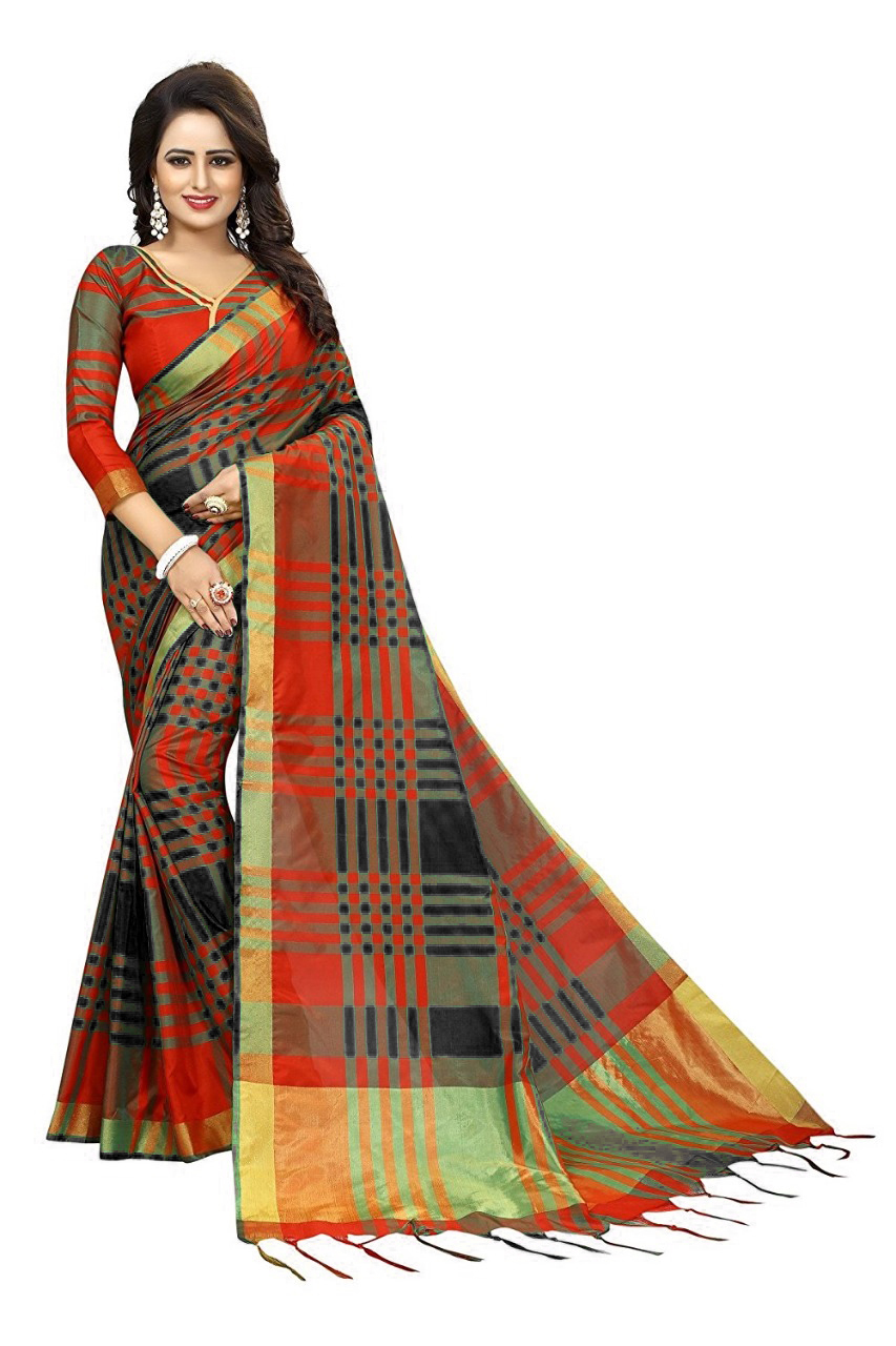 Cotton Silk Saree