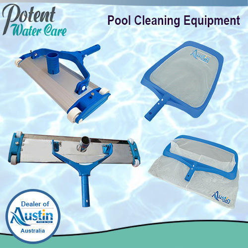 Blue & Silver Swimming Pool Cleaning Equipment