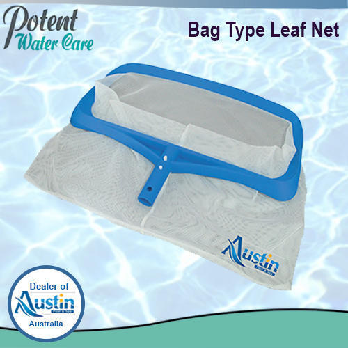 Blue & White Swimming Pool Bag Type Leaf Net