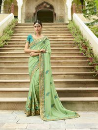 WEDDING WEAR SILK SAREE