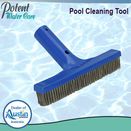 Blue Pool Cleaning Tool