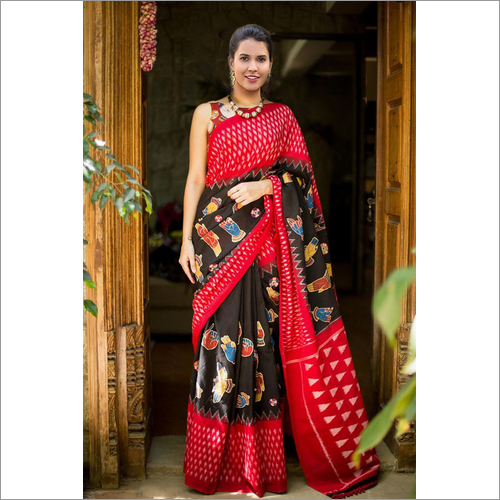 Fancy Bhagalpuri Art Printed Sarees