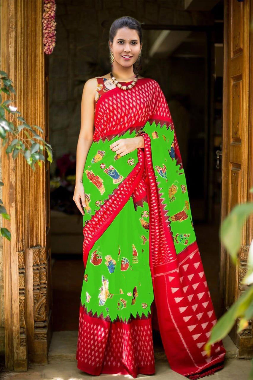 Fancy Bhagalpuri Art Printed Sarees