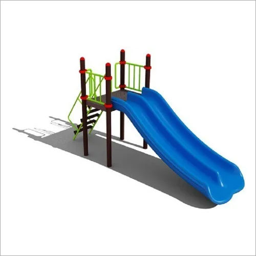 Blue & Black Swimming Pool Water Slides