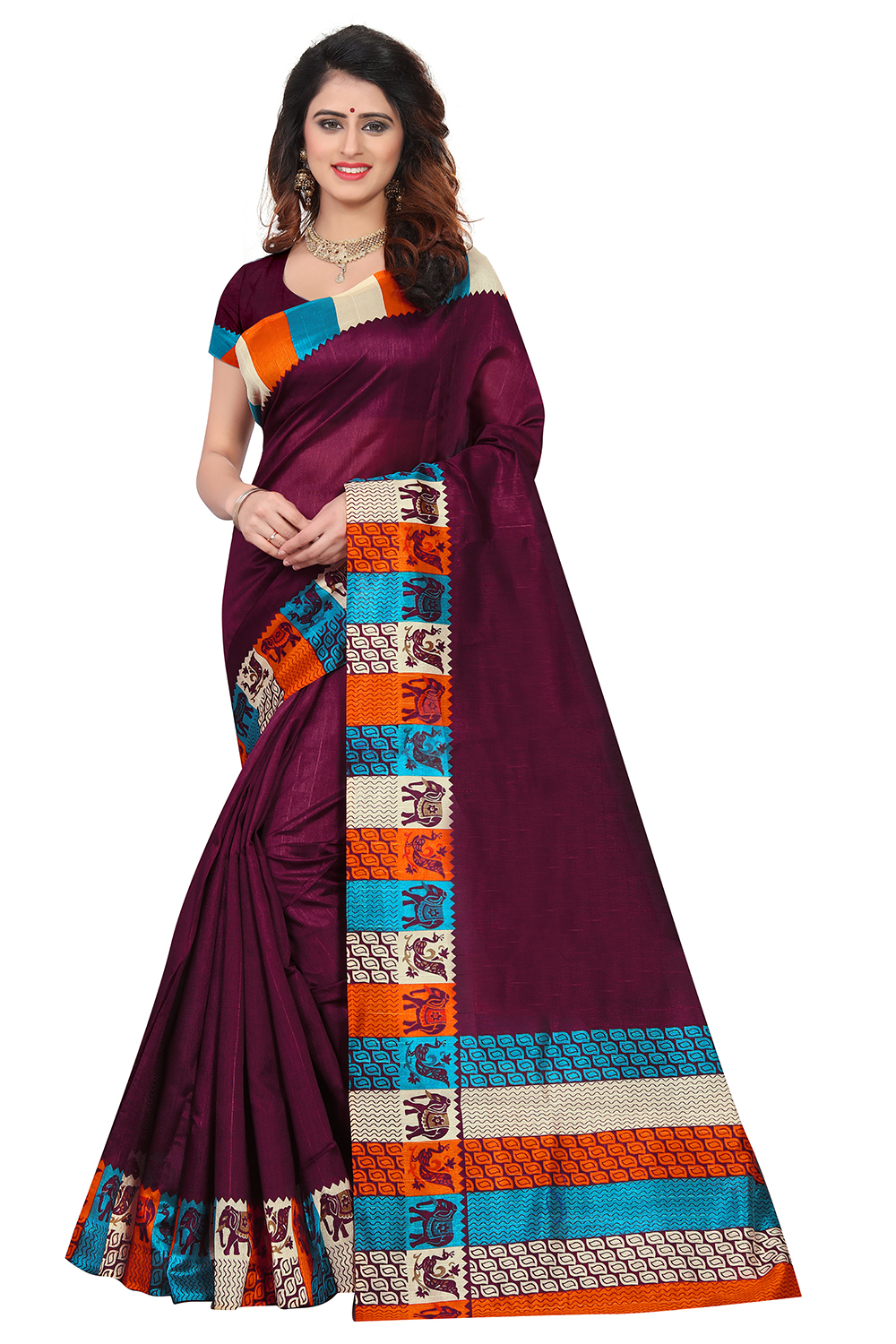 Bhagalpuri Designer Fancy Saree