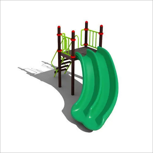 Green & Black Plastic Slide