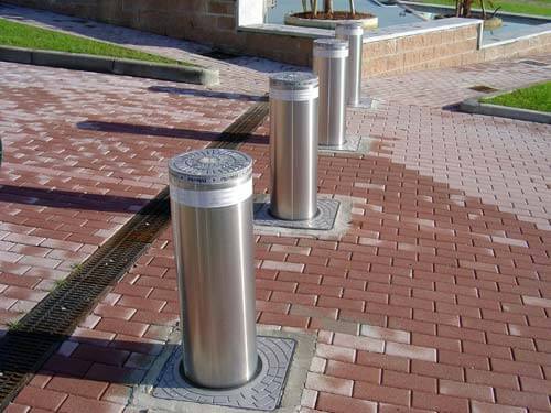 Sliver Road Safety Bollards