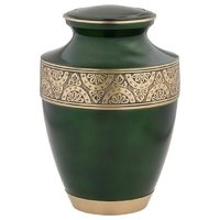 Green Brass Cremation Urn