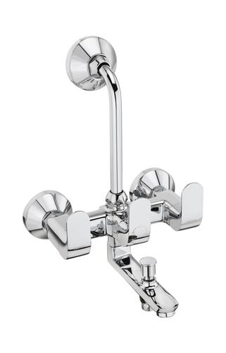 Stainless Steel Wall Mixer 3 In 1 With Bend