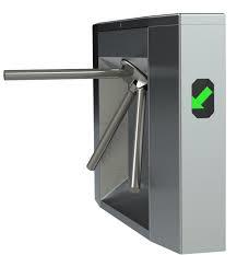 Sliver Motorized Turnstiles