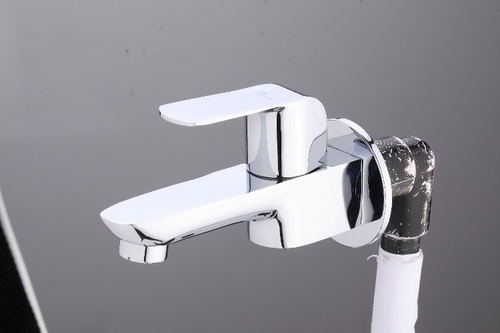 Brass Bib Cock With Wall Flange