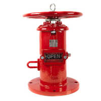 Post Indicator Valves - Color: Red