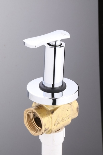Brass Concealed Stop Cock With Wall Flange