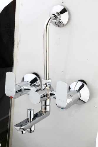 Brass Mixer 3 In system With Provision For Both Overhead Shower And Hand Shower