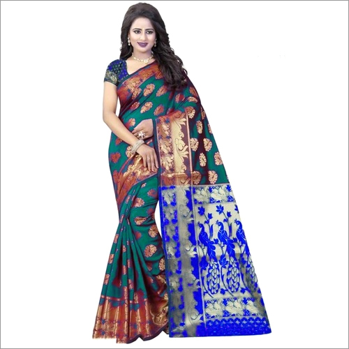 Fancy Designer Banarasi Silk Saree