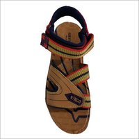 Kids Daily Wear Sandals - Pu Material, Canvas Upper, Non-slippery Sole | Soft Foot Bed, Lightweight, Alluring Pattern, Stylish Look