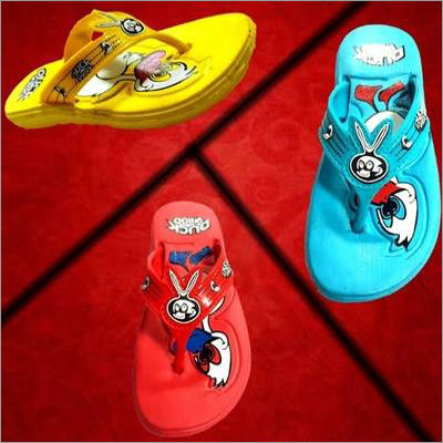 Pu Kids Printed Slippers