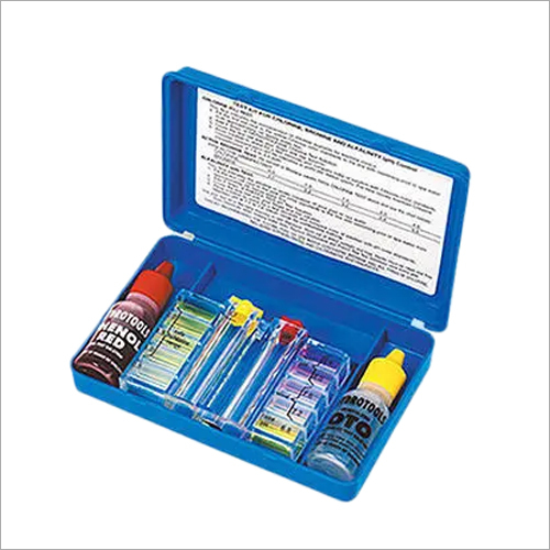 Blue Chlorine And Ph Test Kit