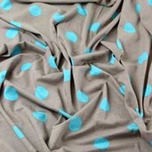 Dot Knit Fabric - Printed Washable Fabric, Quick Dry | Ideal for Garments Use with a Plain Style