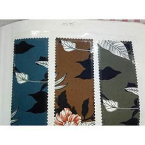 Floral Cotton Shirt Fabric - Printed Plain Texture, Quick Dry and Washable for Garment Use
