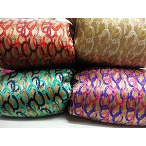 Brocade Jacquard Fabric - 2.5mm Twill Printed Fabric Lightweight & Washable for Garments and Laces