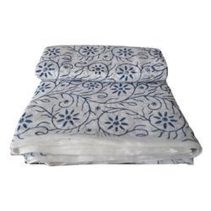 Hand Block Cotton Jaipuri Floral Print Fabric - 150 Grams Lightweight, Washable Cotton | Ideal for Garments, Vibrant Printed Design