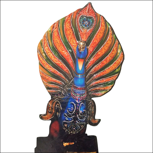 Peacock statues