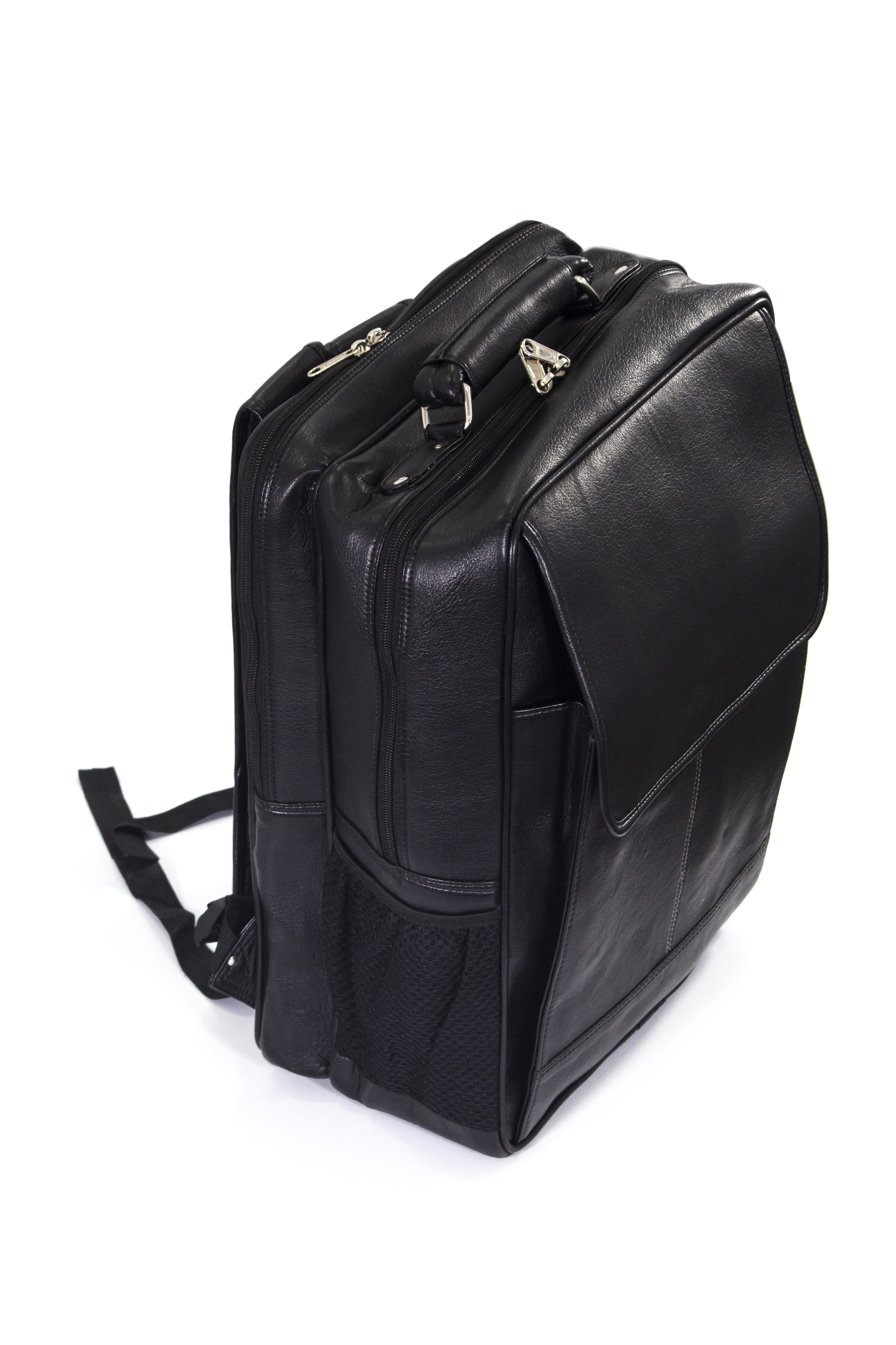 Leatherette Expandable Laptop Bag