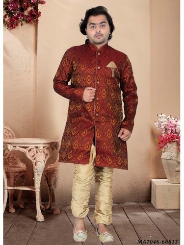 Marron Kurta Pajama