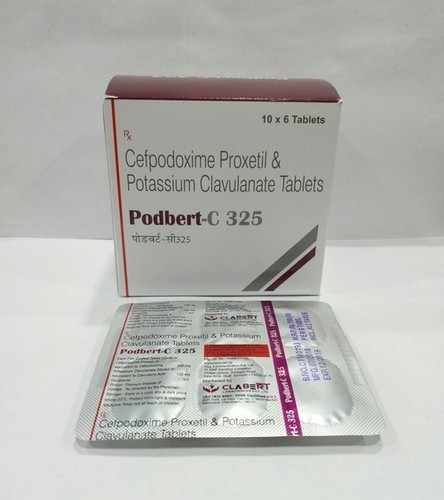 Cefpodoxime Proxetil & Potassium Clavulanate Tablets - 200mg + 125mg, Oral Antibiotic | Third-Generation Cephalosporin, Targeted Action, Twice Daily Dosage