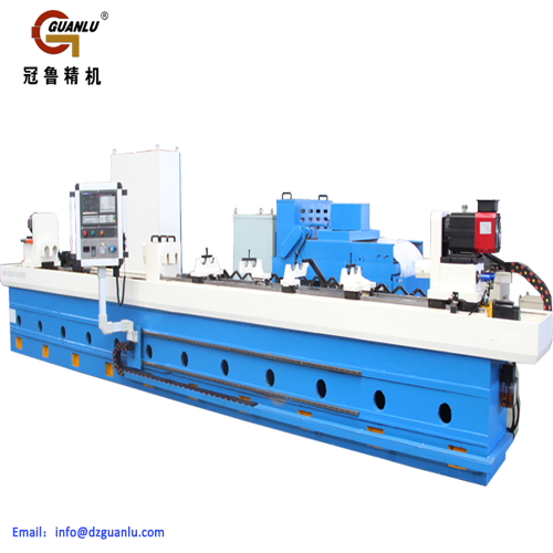 Gun drilling machine for gun barrel