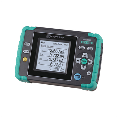 Digital Loggers KEW 5050 - 165x115x57mm, 680g Weight | 60,000 Data Points Storage, Fast 200ms Leakage Current Measurement, LED Indicator, User-Friendly Software