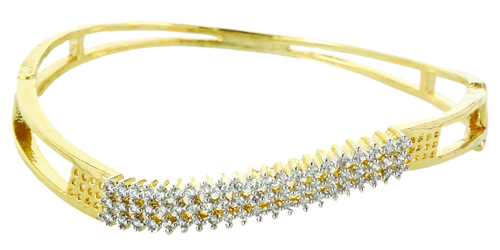 Fashion Diamond Coil Bracelet