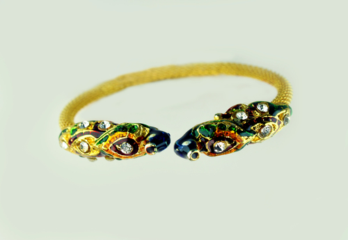 Fashion Peacock Drop Bracelate