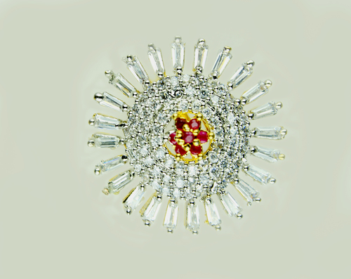 Ruby Cocktail Ring Very Good