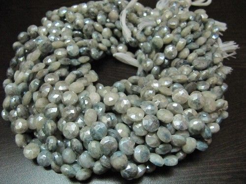 Stone Best Quality Ab Mystic Coated Gray Silverite Beads