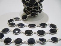 AAA Quality Natural Iolite Free Shape Faceted Briolette  chain