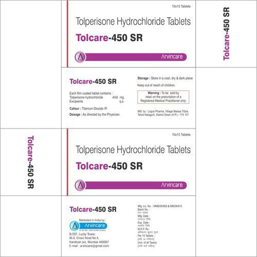 Tolperisone Hydrochloride Tablets