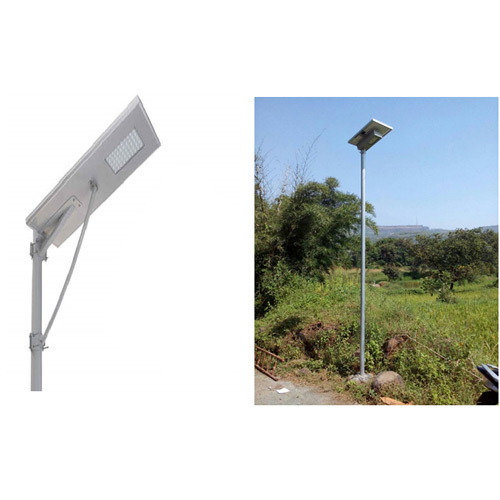 White All In One Integrated Solar Led Street Light