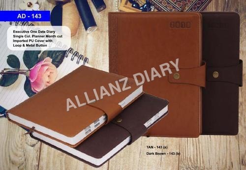 EXECUTIVE DIARY WITH FLAP