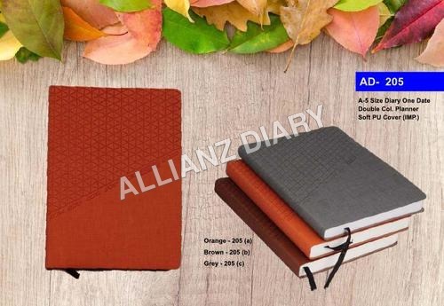 A5 DIARY with Soft PU Cover