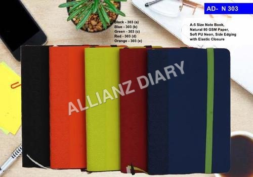 NOTEBOOK WITH ELASTIC BAND