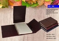 Leather Journal Notebook - A5 Size, Semisoft Pu Finish With Elastic Band Closure | Eco-friendly, Water Resistant, 120 Sheets, Debossed Logo, Adjustable Ring Binder