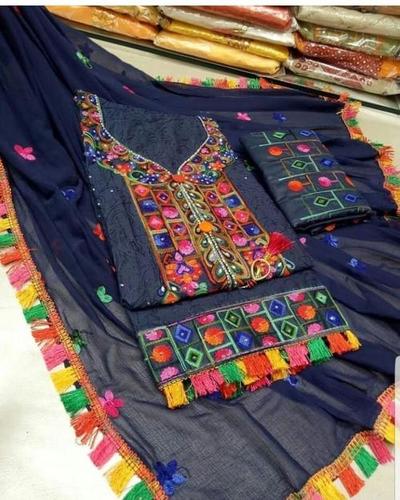 Designer unstitched Ladies Suit